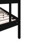 Estructura de cama madera maciza Super King negra 180x200 cm de vidaXL, Camas y somieres - Ref: Foro24-3101367, Precio: 203,7...