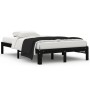 Estructura de cama madera maciza de pino negro 120x200 cm de vidaXL, Camas y somieres - Ref: Foro24-810364, Precio: 106,54 €,...