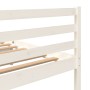 Solid white pine wood bed frame 100x200 cm by vidaXL, Beds and slatted bases - Ref: Foro24-3101274, Price: 133,29 €, Discount: %