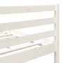 Solid white pine wood bed frame 140x190 cm by vidaXL, Beds and slatted bases - Ref: Foro24-3101264, Price: 143,26 €, Discount: %