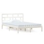 Solid white pine wood bed frame 140x200 cm by vidaXL, Beds and slatted bases - Ref: Foro24-3101219, Price: 133,92 €, Discount: %