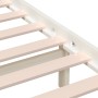 Solid white pine wood bed frame 140x200 cm by vidaXL, Beds and slatted bases - Ref: Foro24-3101219, Price: 133,92 €, Discount: %