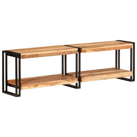 Mueble de TV madera maciza de acacia 140x30x40 cm de vidaXL, Muebles TV - Ref: Foro24-356172, Precio: 98,95 €, Descuento: %