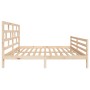 Estructura de cama de madera maciza 150x200 cm de vidaXL, Camas y somieres - Ref: Foro24-3101288, Precio: 144,06 €, Descuento: %