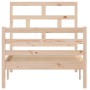 Estructura de cama madera maciza 90x200 cm de vidaXL, Camas y somieres - Ref: Foro24-3101268, Precio: 99,49 €, Descuento: %