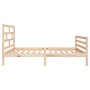 Estructura de cama madera maciza 90x200 cm de vidaXL, Camas y somieres - Ref: Foro24-3101268, Precio: 99,49 €, Descuento: %