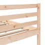 Solid pine wood bed frame 200x200 cm by vidaXL, Beds and slatted bases - Ref: Foro24-3101303, Price: 147,89 €, Discount: %