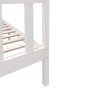 Solid white pine wood bed frame 135x190 cm by vidaXL, Beds and slatted bases - Ref: Foro24-3101324, Price: 161,03 €, Discount: %