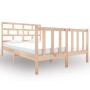 Solid pine wood bed frame 120x190 cm by vidaXL, Beds and slatted bases - Ref: Foro24-3101318, Price: 117,83 €, Discount: %