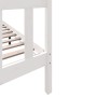 Solid white pine wood bed frame 150x200 cm by vidaXL, Beds and slatted bases - Ref: Foro24-3101354, Price: 149,88 €, Discount: %