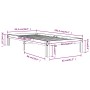 Estructura de cama madera individual marrón miel 90x190 cm de vidaXL, Camas y somieres - Ref: Foro24-810333, Precio: 89,99 €,...