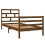 Estructura de cama madera maciza pino marrón miel 90x200 cm de vidaXL, Camas y somieres - Ref: Foro24-3101271, Precio: 123,50...