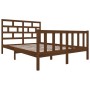 Estructura de cama madera maciza pino marrón miel 160x200 cm de vidaXL, Camas y somieres - Ref: Foro24-3101361, Precio: 175,6...