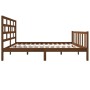 Estructura de cama madera maciza pino marrón miel 160x200 cm de vidaXL, Camas y somieres - Ref: Foro24-3101361, Precio: 175,6...