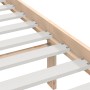 Solid pine wood bed frame 100x200 cm by vidaXL, Beds and slatted bases - Ref: Foro24-3101013, Price: 88,38 €, Discount: %