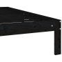 Estructura de cama madera maciza de pino negra 140x200 cm de vidaXL, Camas y somieres - Ref: Foro24-810369, Precio: 121,99 €,...