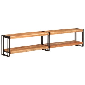 Mueble de TV madera maciza de acacia 200x30x40 cm de vidaXL, Muebles TV - Ref: Foro24-356181, Precio: 166,22 €, Descuento: %