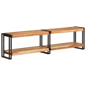 Solid acacia wood TV cabinet 160x30x40 cm by vidaXL, TV Furniture - Ref: Foro24-356175, Price: 110,64 €, Discount: %