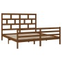 Estructura de cama madera maciza marrón miel 180x200 cm de vidaXL, Camas y somieres - Ref: Foro24-3101301, Precio: 185,93 €, ...