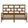 Estructura de cama madera maciza marrón miel 180x200 cm de vidaXL, Camas y somieres - Ref: Foro24-3101301, Precio: 185,93 €, ...