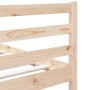 Estructura de cama individual de madera maciza 90x190 cm de vidaXL, Camas y somieres - Ref: Foro24-3101248, Precio: 90,99 €, ...