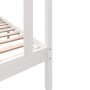 Solid white pine wood bed frame 90x190 cm by vidaXL, Beds and slatted bases - Ref: Foro24-3101314, Price: 108,03 €, Discount: %