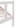 Solid white pine wood bed frame 200x200 cm by vidaXL, Beds and slatted bases - Ref: Foro24-3101369, Price: 163,41 €, Discount: %