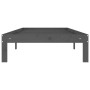 Estructura de cama madera maciza de pino gris 90x200 cm de vidaXL, Camas y somieres - Ref: Foro24-810352, Precio: 83,16 €, De...