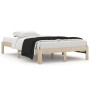 Estructura de cama madera maciza de pino 120x200 cm de vidaXL, Camas y somieres - Ref: Foro24-810360, Precio: 84,25 €, Descue...