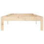 Solid pine wood bed frame 90x200 cm by vidaXL, Beds and slatted bases - Ref: Foro24-810350, Price: 64,61 €, Discount: %