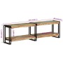 Recycled solid wood TV cabinet 140x30x40 cm by vidaXL, TV Furniture - Ref: Foro24-356173, Price: 100,51 €, Discount: %