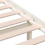 Solid white pine wood bed frame 160x200 cm by vidaXL, Beds and slatted bases - Ref: Foro24-3101229, Price: 146,59 €, Discount: %