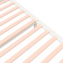 White solid wood bed frame 140x200 cm by vidaXL, Beds and slatted bases - Ref: Foro24-814950, Price: 102,58 €, Discount: %