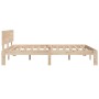 Solid pine wood bed frame 140x190 cm by vidaXL, Beds and slatted bases - Ref: Foro24-810475, Price: 117,18 €, Discount: %