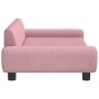 Pink velvet children's sofa 100x54x33 cm by vidaXL, Baby and Toddler Furniture - Ref: Foro24-3196382, Price: 82,99 €, Discoun...