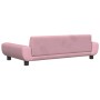 Pink velvet children's sofa 100x54x33 cm by vidaXL, Baby and Toddler Furniture - Ref: Foro24-3196382, Price: 82,99 €, Discoun...