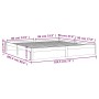 Estructura de cama madera maciza Super King negro 180x200 cm de vidaXL, Camas y somieres - Ref: Foro24-814968, Precio: 186,99...