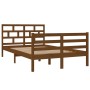 Estructura de cama madera maciza pino marrón miel 120x200 cm de vidaXL, Camas y somieres - Ref: Foro24-3101281, Precio: 141,7...