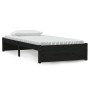 Estructura de cama madera maciza negro 90x200 cm de vidaXL, Camas y somieres - Ref: Foro24-814938, Precio: 111,99 €, Descuent...