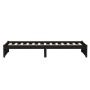 Estructura de cama madera maciza negro 90x200 cm de vidaXL, Camas y somieres - Ref: Foro24-814938, Precio: 111,99 €, Descuent...