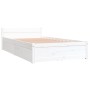 Estructura de cama individual con cajones blanco 90x190 cm de vidaXL, Camas y somieres - Ref: Foro24-3103479, Precio: 192,34 ...