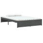 Gray solid wood bed frame 120x200 cm by vidaXL, Beds and slatted bases - Ref: Foro24-814946, Price: 167,37 €, Discount: %