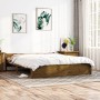 Estructura de cama madera maciza marrón miel 160x200 cm de vidaXL, Camas y somieres - Ref: Foro24-815057, Precio: 180,23 €, D...