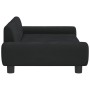 Black velvet children's sofa 100x54x33 cm by vidaXL, Baby and Toddler Furniture - Ref: Foro24-3196383, Price: 95,67 €, Discou...