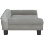 Kindersofa aus hellgrauem Samt 70x45x26 cm von vidaXL, Baby- und Kleinkindmöbel - Ref: Foro24-3196401, Preis: 65,23 €, Rabatt: %