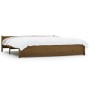 Estructura cama madera maciza marrón miel Super King 180x200 cm de vidaXL, Camas y somieres - Ref: Foro24-815062, Precio: 179...