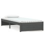 Gray solid wood single bed frame 75x190 cm by vidaXL, Beds and slatted bases - Ref: Foro24-814911, Price: 81,99 €, Discount: %