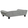 Kindersofa aus hellgrauem Samt 70x45x26 cm von vidaXL, Baby- und Kleinkindmöbel - Ref: Foro24-3196401, Preis: 65,23 €, Rabatt: %