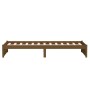 Estructura de cama madera maciza marrón miel 90x200 cm de vidaXL, Camas y somieres - Ref: Foro24-814937, Precio: 83,08 €, Des...