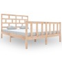 Solid pine wood bed frame 120x200 cm by vidaXL, Beds and slatted bases - Ref: Foro24-3101343, Price: 121,54 €, Discount: %